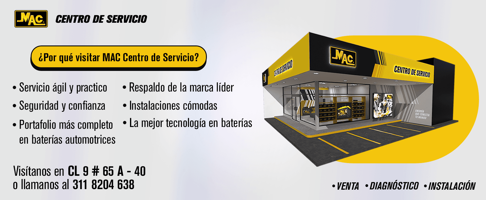 Banner informativo MAC